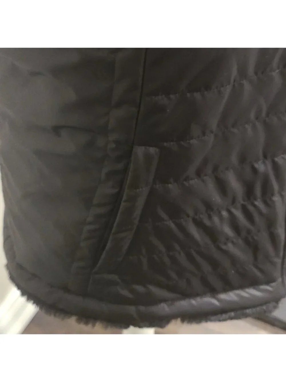 Nicole Miller Black Reversible vest